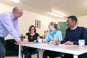 Colin Tapscott coaching session — listening to a leader
